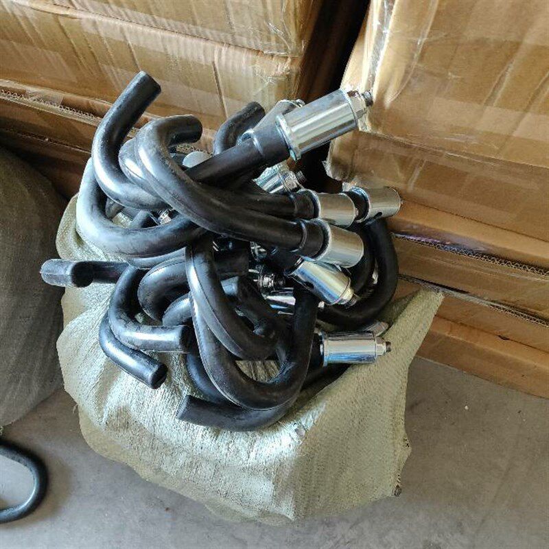 伸缩梯钩子配件梯子勾子铝合金收缩升降梯子竹节抽拉梯挂钩直梯单