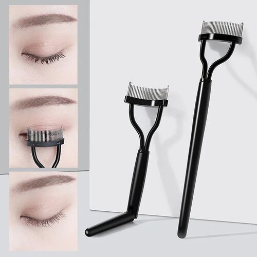 1 Pcs Black Foldable Eyelash Brush Comb Beauty Makeup Lash S