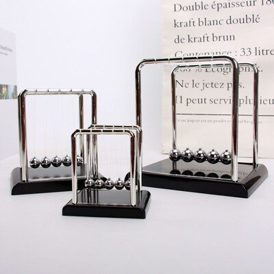 Newton Cradle Balance Steel Balls Perpetual Motion Collision