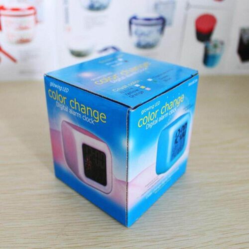 Manufacturer wholesale color-changing alarm clock, creative