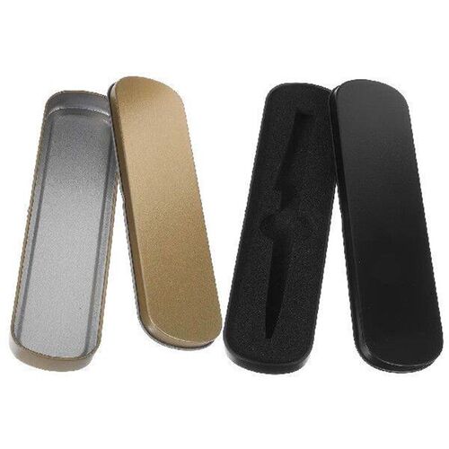2 Pcs Metal Pencil Case Deformation-resistant Holders