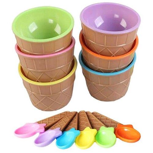 Ice Cream Bowl Party Favors Kids Cereal Cups Supplies