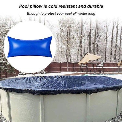 Swimming Pool Winter Pillows Blue Durable Swimming Pool