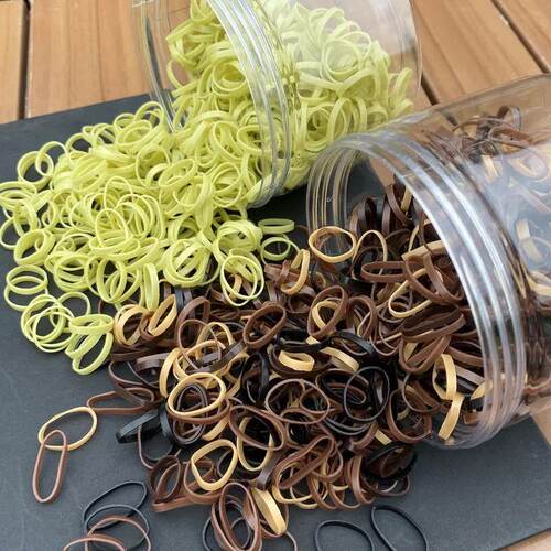 800pcs/set Thick Silicone Hair Rubber Bands For baby Girls t