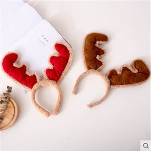 Christmas Reindeer Headband Horns Cosplay Antlers Deer Ears