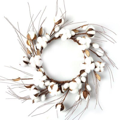 Ready-stock Dried Flower Cotton Garland Kapok Door Hanging I