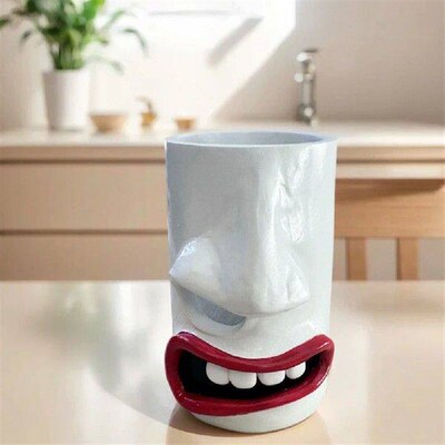 Funny Face Tissue Holder Novelty Tissue Dispenser Night