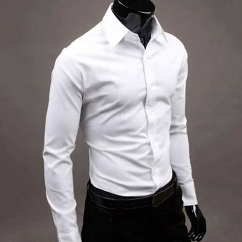 Plus XL Size Men Casual Fashion Business Solid Color Long