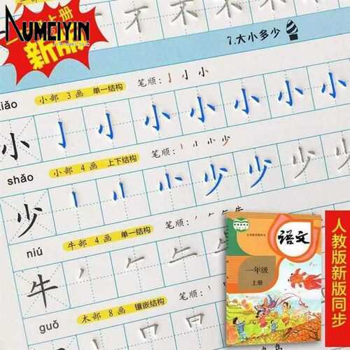 新款 learn chinese characters with pinyin and stroke order
