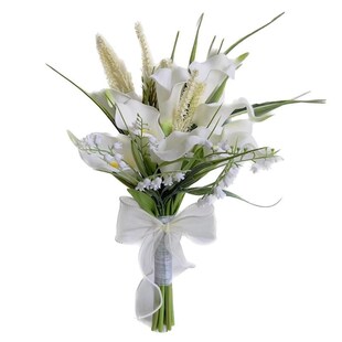 混搭马蹄莲新娘结婚领证订婚婚纱摄影婚庆花卉婚礼花艺仿真手捧花