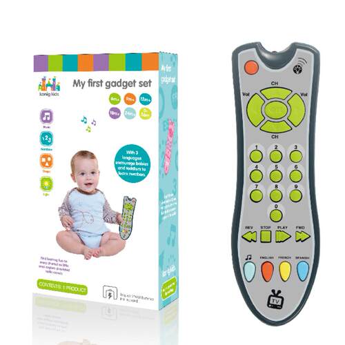 Baby Simulation TV Remote Control Kids Educational Music Eng