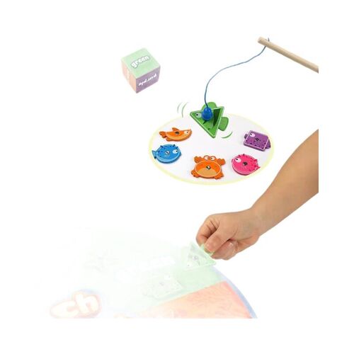 Color Sorting Toys Fine Motor Skills Magnetic Fishing Game木