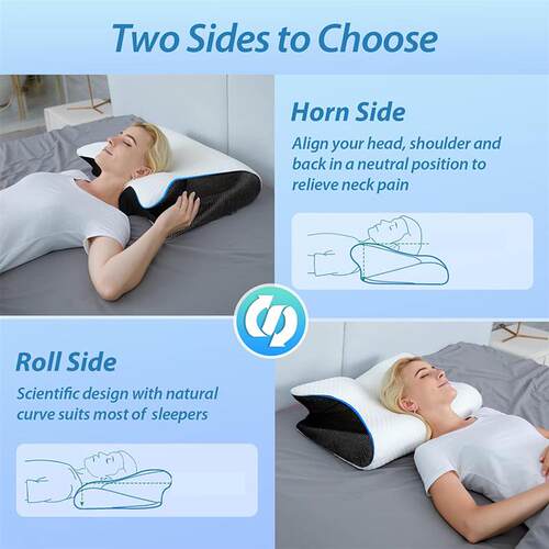 Butterfly Sleep Memory Neck Pillow Slow Rebound Comfortable
