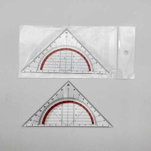 Multi-function triangle ruler triangle board transparent