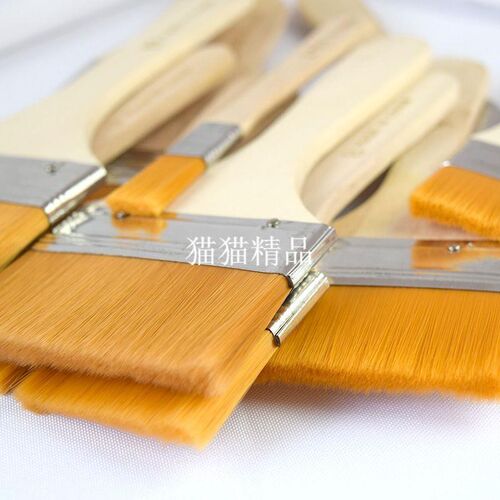 12pcs wooden oil painting brush acrylic brush paint brush