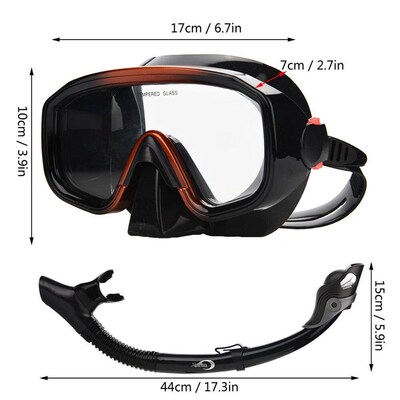 Underwater Mask Snorkel Adult Snorkeling Mask YonSub Diving