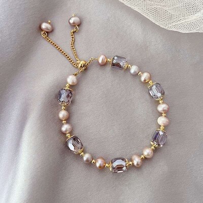 Natural Freshwater Pearl Brlet Girls High Sense Ins Niche De