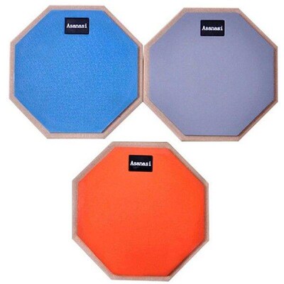 8 Inch Rubber Wooden Drum Practice Pad with Adjustable