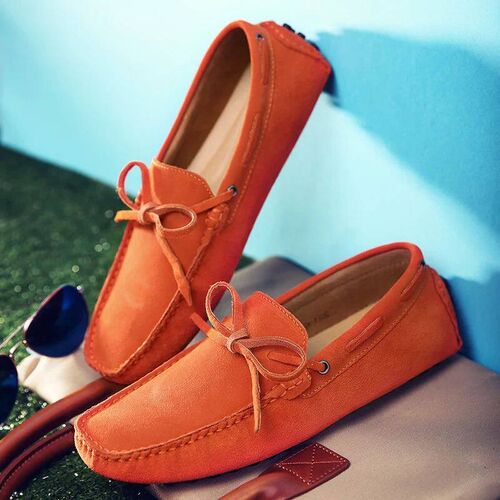 Size -  Men Loafers Soft Moccasins Summer Shoes Man High