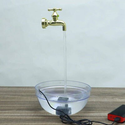 Invisible Flowing Spout Watering Can Fountain Floating Tap F
