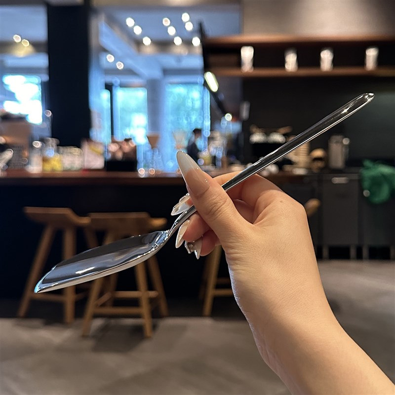 大号铲子分餐勺!1810不锈钢酒店饭厅家用公勺分菜分饭匙乾饭勺子