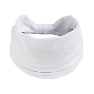 Yoga Turb Vintage Color Wide Hairband Knotted Solid Headband