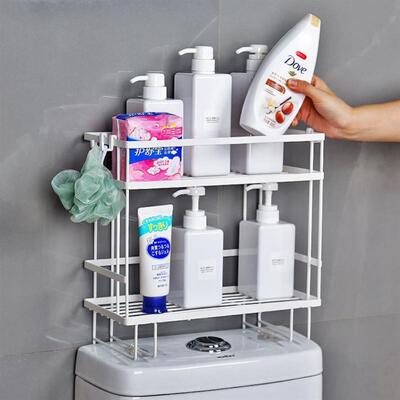 Bathroom toilet rack washing machine large storage shelf