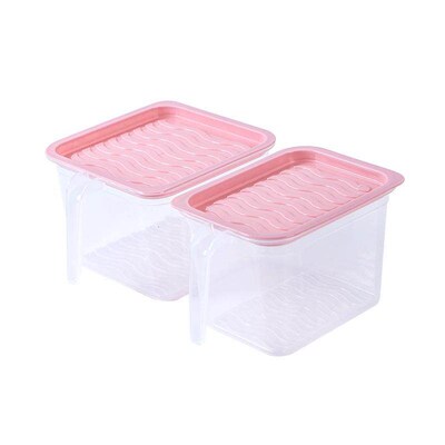 Wholesale plastic food storage boxes with handles and lids,