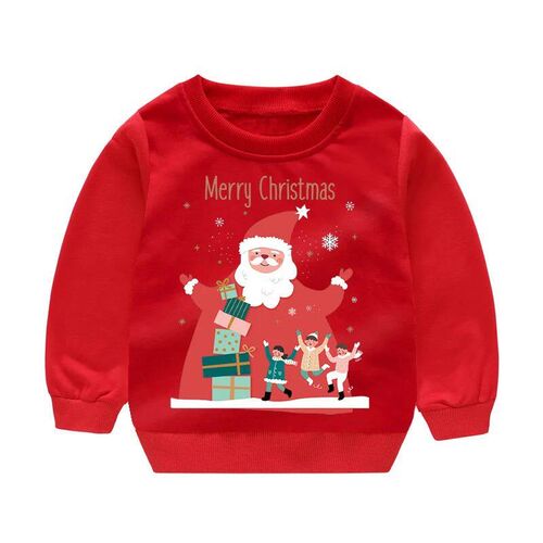 Baby Girl Winter Warm Clothes 2-6T Toddler Girl Red Christma