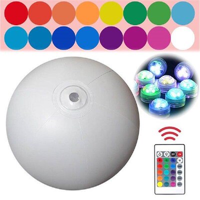 Garden Luminous LED Ball Remote Control LED Glowing Balloon