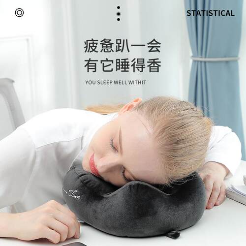 U-shaped pillow, travel pillow, airplane and train neck pill