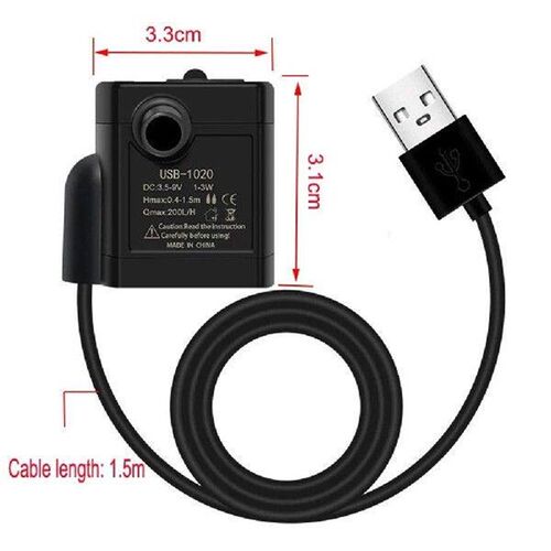 SWEETHOME ABS 5v Dc Usb Pet Water Dispenser Mini Pump Low