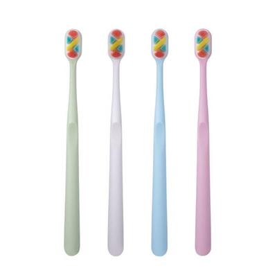 Fancy tufted soft bristle toothbrush with 10,000 bristles fo