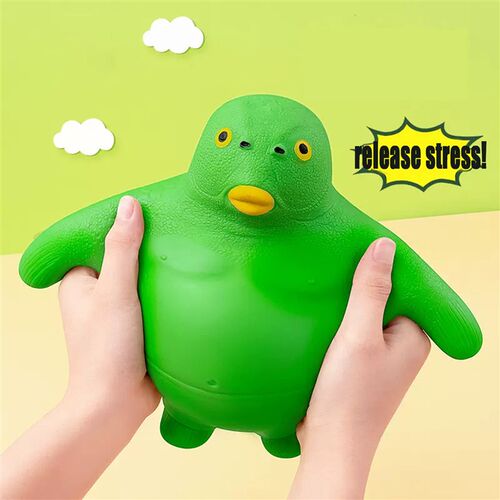 Green Head Fish Silly Fish Decompression Squeeze Toy Slow Re