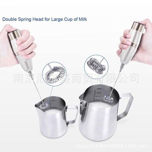 04 stainless steel electric milk frother mini electric egg b