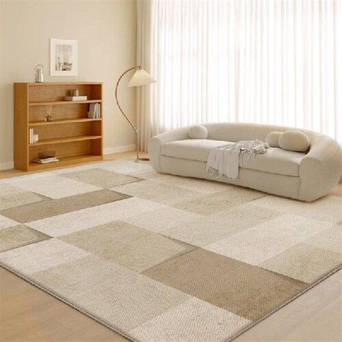 Cream Style Rugs for Bedroom Non-slip Lounge Floor Mat