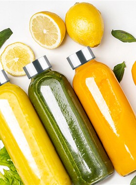 Glass Water Bottles Drinking Jar Juice Beverage Container