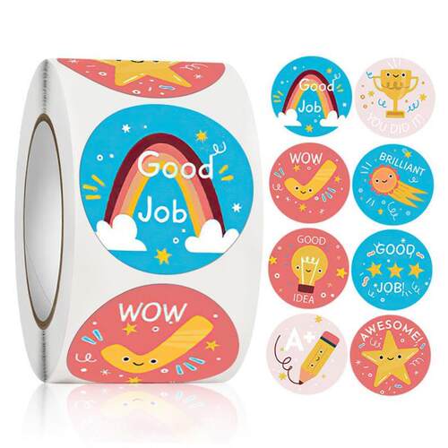 500pcs Star Reward Stickers for Kids School Teacher Supplies