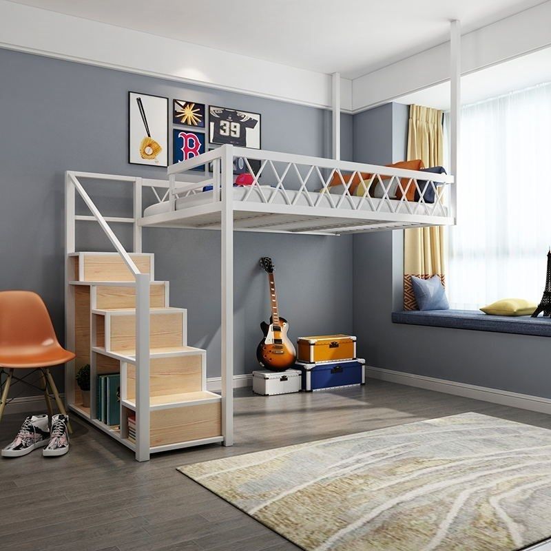 铁艺吊床小户型阁楼式床挂壁床悬挂式床创意省空间多功能高架床,住宅家具,高低/子母床,淘宝优惠券,粉丝福利购,淘宝优惠卷