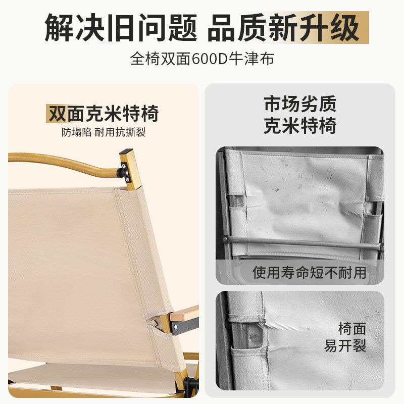 Portable folding chair, Kmitt chair, aluminum camping图片