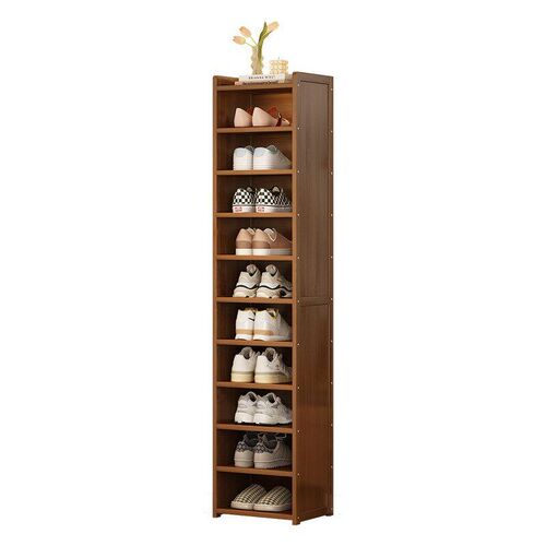 Narrow shoe cabinet dust-proof shoe rack storage shelf