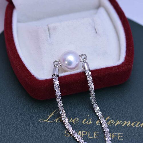 Freshwater -2mm White Round Strong Light Fine Flaw Pearl Brl