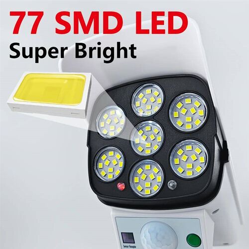 Outdoor Solar Lights With Motion Sensor Remote Controller Fl