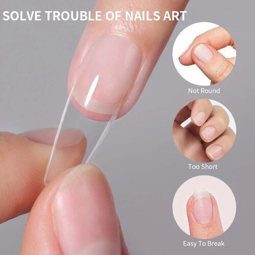Nail Art Press on False Nails Fake Nails Coffin Gel Nails Ex