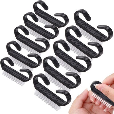 10pcs Pedicure Manicure Brush for Women Men Girls Nail Brush