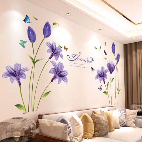 bedroom room wallpaper sticker wall decoration sea newspape