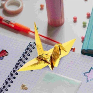 100 Sheets Kraft Paper Single-sided Pearlescent Origami