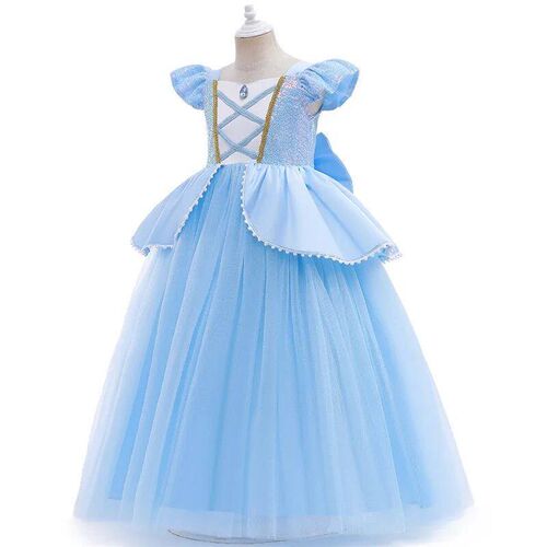 Princess Costume For Girls Wedding Dress Flower Cinderella C
