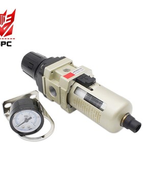 气动气泵气源处理器单联件空气过滤减压调压W00-0 00-0D