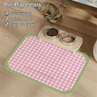 Multifunctional Pet Placemats Splash-proof Dirt-resistant